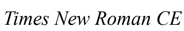 Times New Roman CE