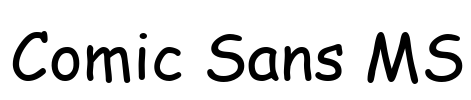 Comic Sans MS