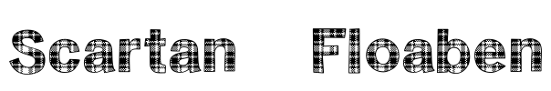 Scartan  Floaben Font Image