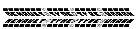 Renault Tyre Type Urban Font Image