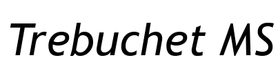Trebuchet MS