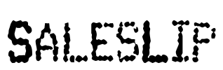 SalesLip Font Image