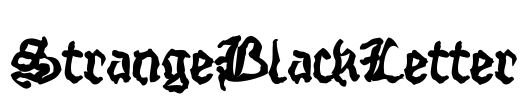 StrangeBlackLetter