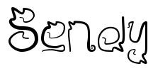 Sendy Font Image