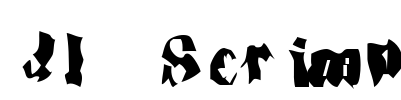 JI-Scrimp Font Image