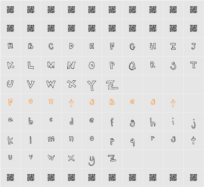 JackTrades Character Map