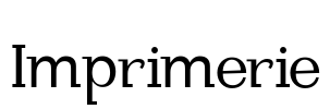 Imprimerie Font Image