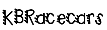 KBRacecars Font Image