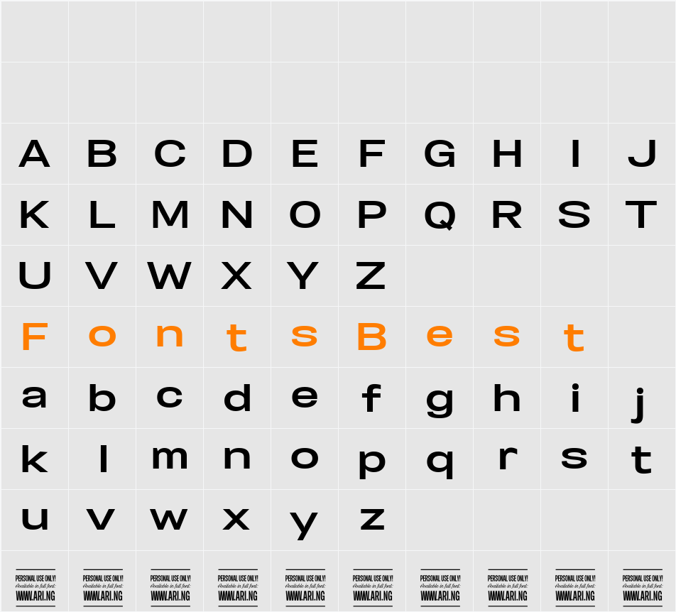 Specify PERSONAL Expanded Character Map
