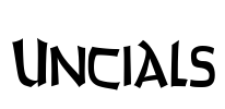 Uncials Font Image
