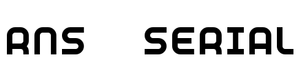 RNS  SERIAL Font Image