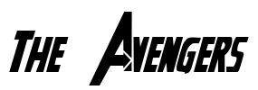 The Avengers Font Image