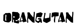 Orangutan Font Image