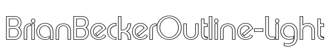 BrianBeckerOutline-Light