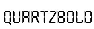 QuartzBolD Font Image