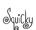 Squicky Font Image