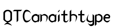 QTCanaithtype Font Image