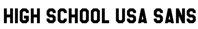High School USA Sans