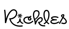 Rickles Font Image