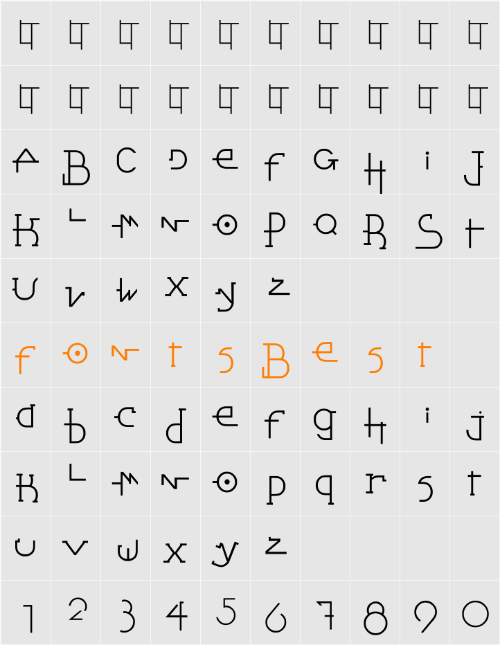 Stretched Signature Best Character Map