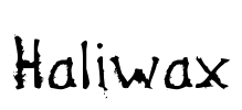 Haliwax Font Image