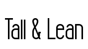 Tall & Lean Font Image