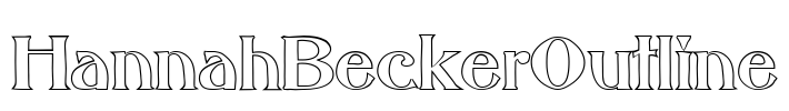HannahBeckerOutline