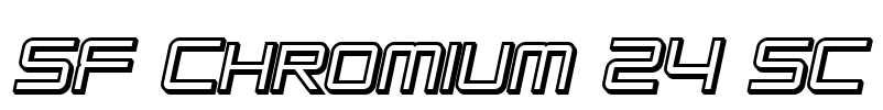 SF Chromium 24 SC Font Image