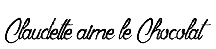 Claudette aime le Chocolat Font Image