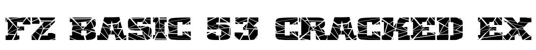 FZ BASIC 53 CRACKED EX Font Image