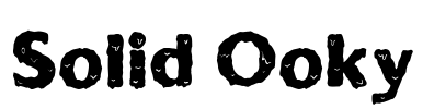Solid Ooky Font Image