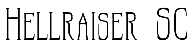 Hellraiser SC Font Image
