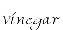 Vinegar
