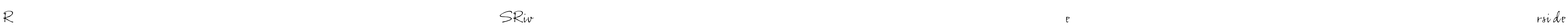 RSRiverside Font Image