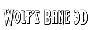 Wolf's Bane 3D