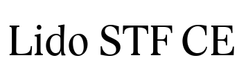 Lido STF CE Font Image