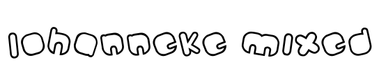 Johanneke Mixed Font Image