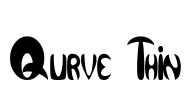 Qurve Thin Font Image