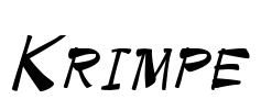 Krimpe Font Image