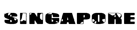 Singapore Font Image