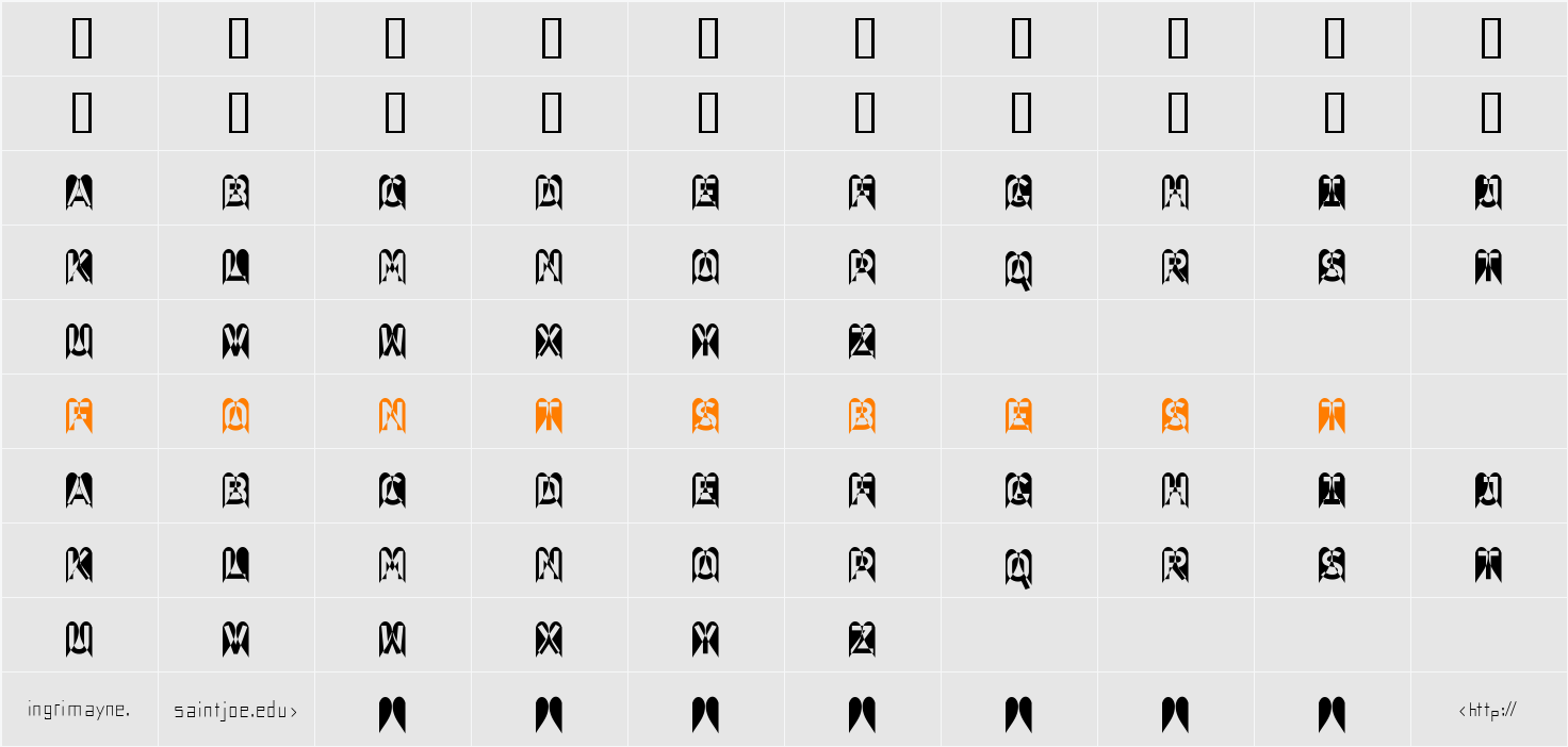 VDMassacre Character Map