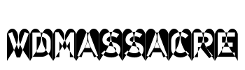 VDMassacre Font Image