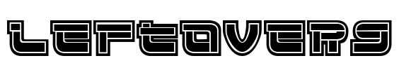 LeftOvers Font Image