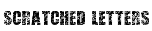 Scratched Letters