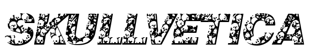 Skullvetica Font Image
