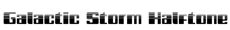 Galactic Storm Halftone