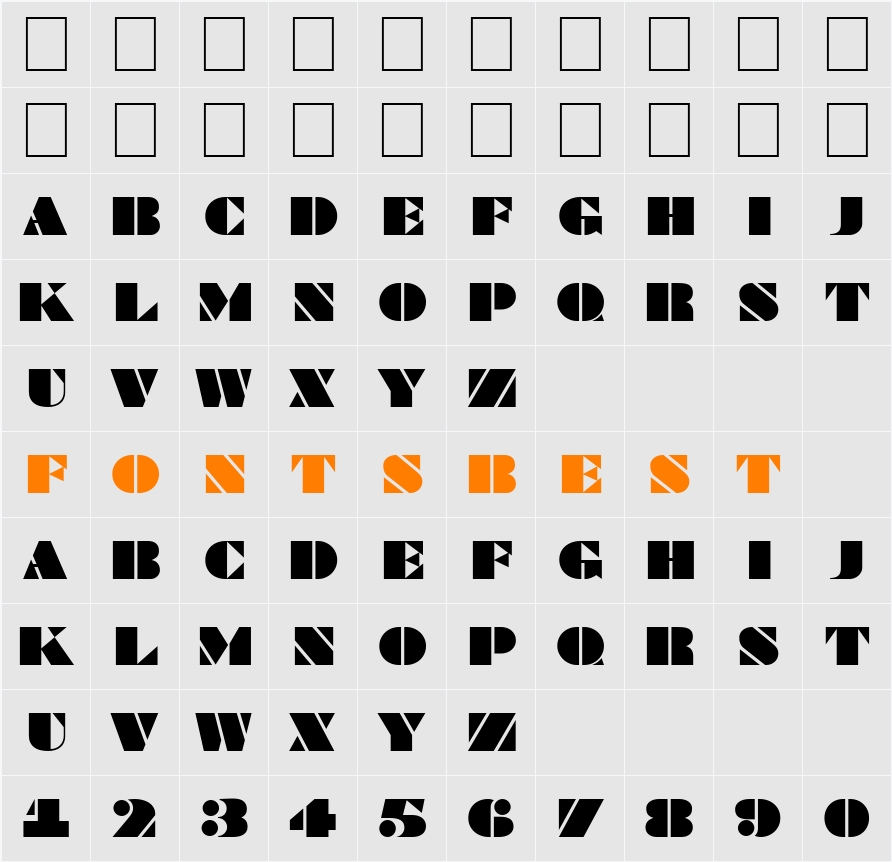 a_BraggaTitul Character Map