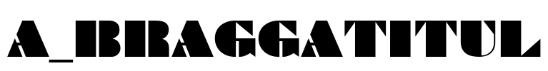 a_BraggaTitul Font Image