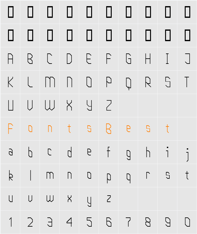 WhichitTwo Character Map