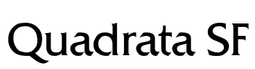 Quadrata SF Font Image